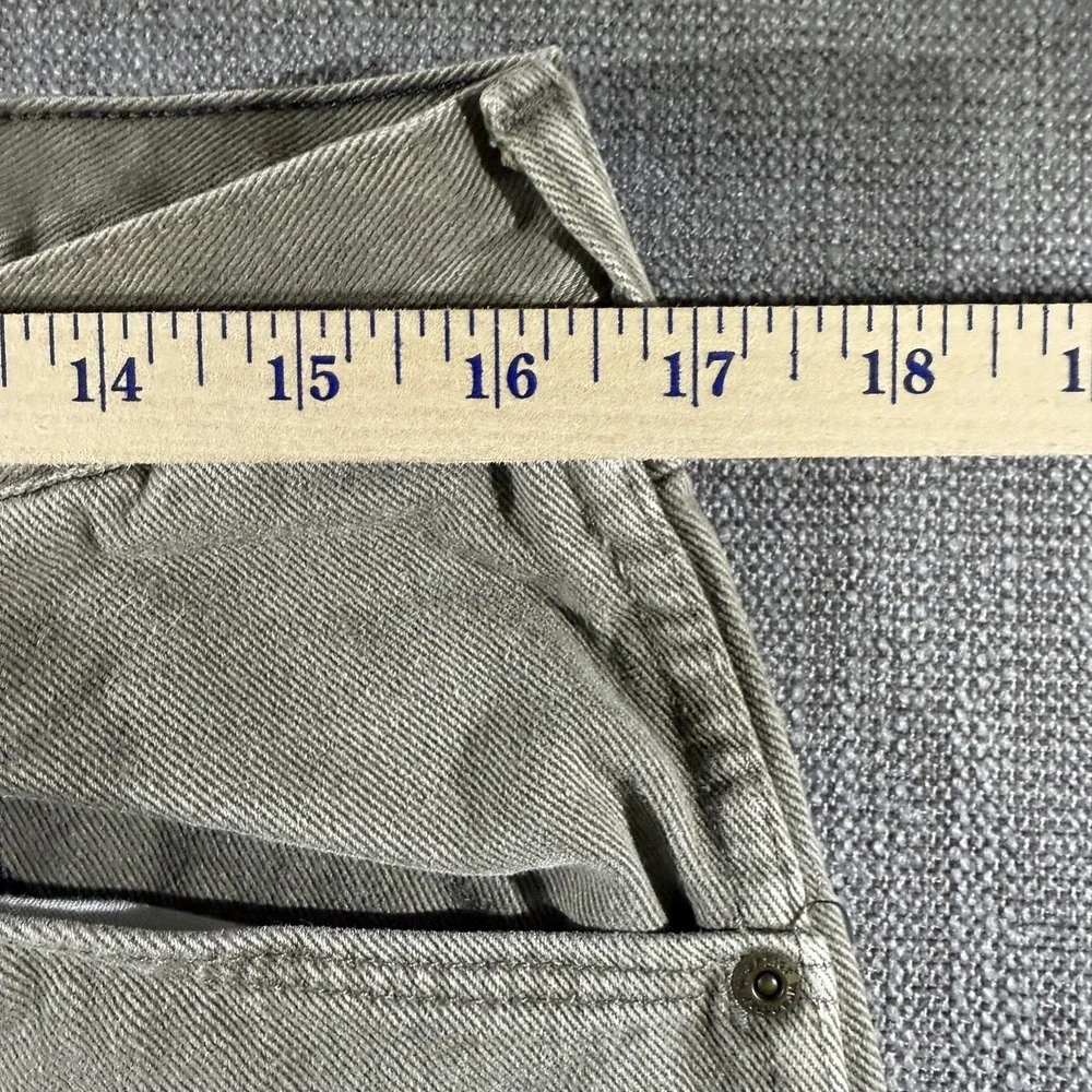 Wrangler Jeans Mens 32x29 Gray Authentic Straight Fit Denim Classic Casual Pants